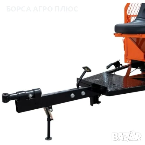 RURIS 550S Градинско ремарке за румпел 550 кг 4,5x12 Ново
