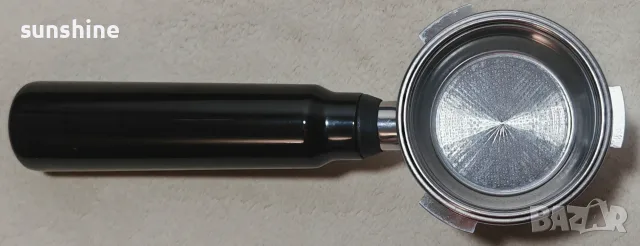 НОВО * Професионален Ръкохватка / Портафилтър 58mm с 3 уши * Солиден хромиран месинг 545г (Breville , снимка 10 - Кафемашини - 55674107
