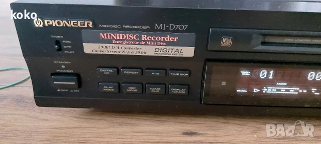Minidisc Pioneer MJ-D707, снимка 2 - Ресийвъри, усилватели, смесителни пултове - 54069469