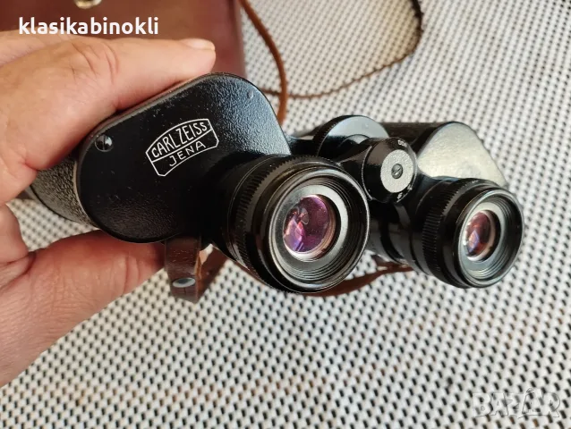 ТОП Бинокъл Carl Zeiss Jena-JENOPTEM-MULTI-COATED -10 х 50W, снимка 3 - Екипировка - 55484141