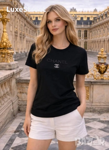 Разпродажба ☀️ Guess ✨ Chanel ✨Hugo ✨ Дамски Тениски , снимка 12 - Тениски - 55102189