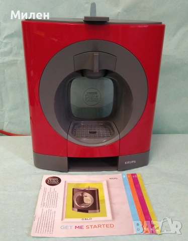 Кафемашина с гаранция 1 година NESCAFÉ® Krups за капсули Dolce Gusto OBLO.Red