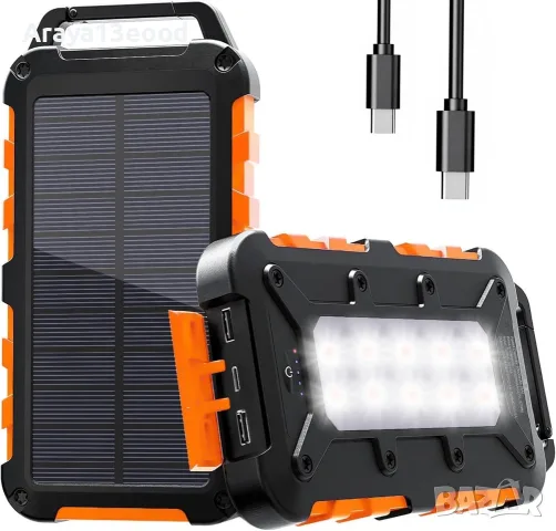 EPOWER-R153A Соларна външна батерия 26800 mAh с PD 22.5W и LED фенер