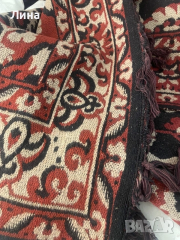 Вълнен жакардов килим, снимка 4 - Други - 55505219