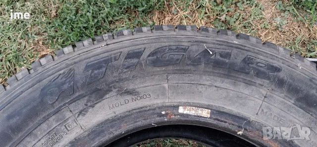 1бр. зимна бусова гума 225/70R15C 8PR 112/110R. Tigar. DOT 2913. 5 мм дълбочина на шарката., снимка 4 - Гуми и джанти - 55317679