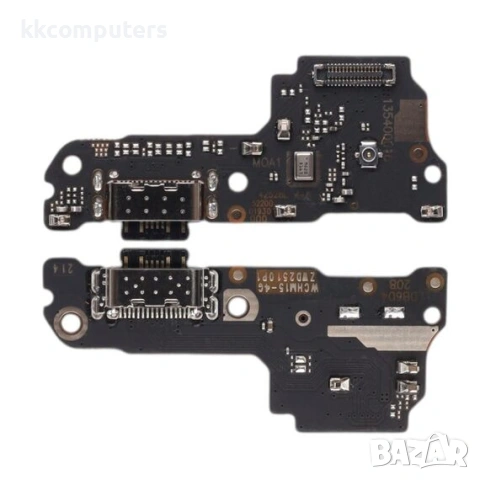 Конектор зареждане за XIAOMI Redmi 15 на платка с микрофон и компоненти