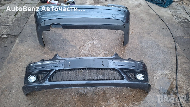 Оригинален AMG пакет броня,предна, задна и прагове за CLK w209, снимка 2 - Части - 54646904
