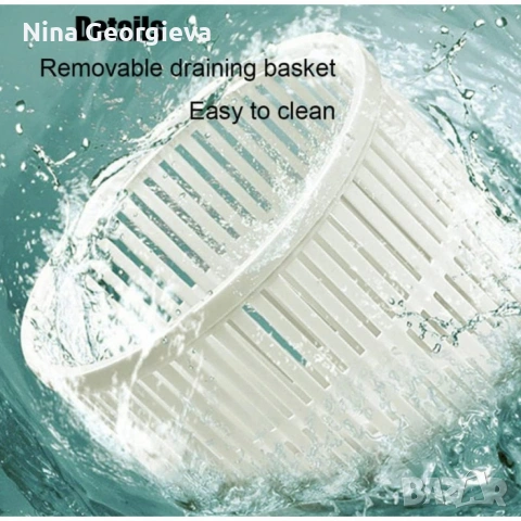 Мини сгъваема пералня с центрофуга – Компактна, мощна и идеална за всеки дом или пътуване - 12 литра, снимка 11 - Перални - 54082771