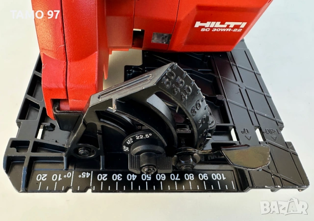 Hilti SC 30WR-22 Nuron - Безчетков ръчен циркуляр 22V перфектен!, снимка 5 - Триони и циркуляри - 54715822