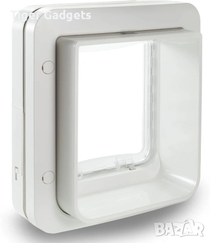 Sure Petcare SureFlap SUR101 – микрочип вратичка за котки и малки кучета с Curfew режим (бяла), снимка 2 - За кучета - 54520330
