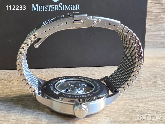 БАРТЕР MeisterSinger Perigraph Automatic 43mm, снимка 14 - Мъжки - 55422908