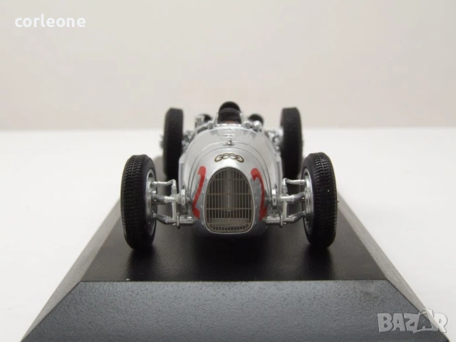 Auto Union Typ A Langheck n2 VIII ADAC Eifelrennen 1934 Hermann zu Leiningen - мащаб 1:43 Minichamps, снимка 5 - Колекции - 54940611