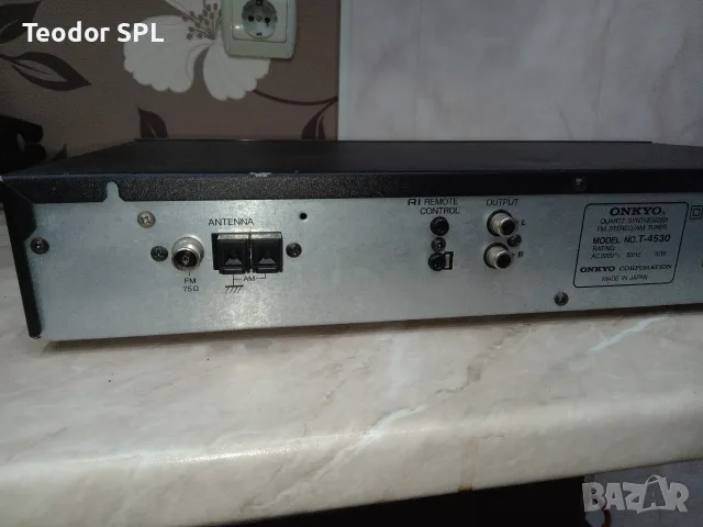 Onkyo T-4530 fm tuner radio , снимка 7 - Радиокасетофони, транзистори - 55678233