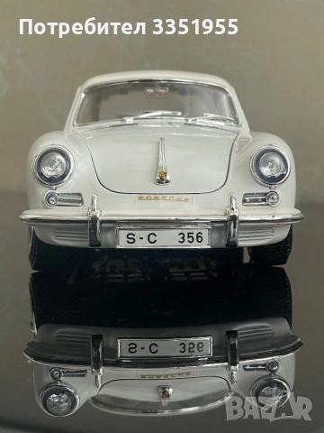 Ретро модел Porsche 356 B 1961 1/18, снимка 3 - Колекции - 54412517