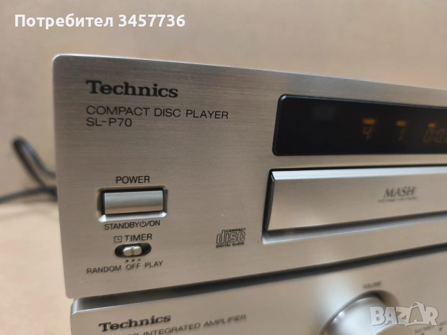 JDM Усилвател и плеър Technics SU-A70 Technics SL-P70, снимка 5 - Ресийвъри, усилватели, смесителни пултове - 55025134