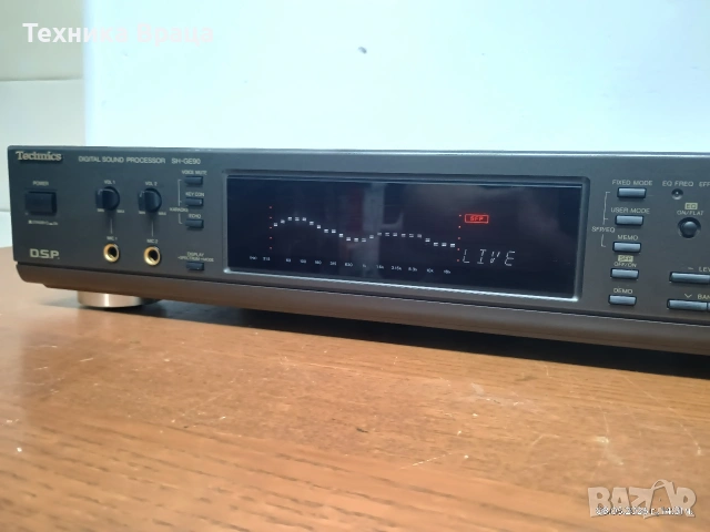 Technics SH-GE90 Висококачествен цифров звуков процесор (DSP) и еквалайзер. , снимка 6 - Ресийвъри, усилватели, смесителни пултове - 54561122