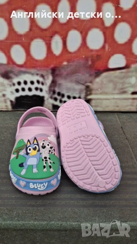Английски детски кроксове-BLUEY, снимка 6 - Детски маратонки - 54211577