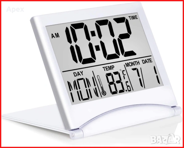 Светещ LED часовник с Температура и Дата. Дигитален Будилник. Светещи Настолни Часовници. Будилници
