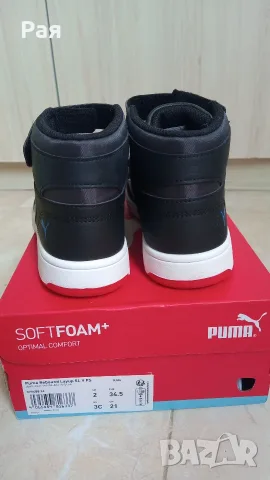 Кецове Puma Rebound 34.5, 22 см, снимка 5 - Детски боти и ботуши - 55613981