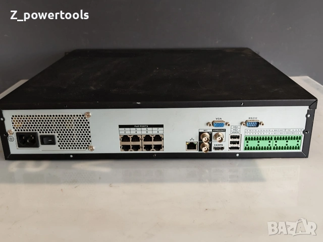 8-канален PoE мрежов видеорекордер NVR + 2TB HDD Western Digital RE (За профилактика / Тест), снимка 2 - Друга електроника - 54888906