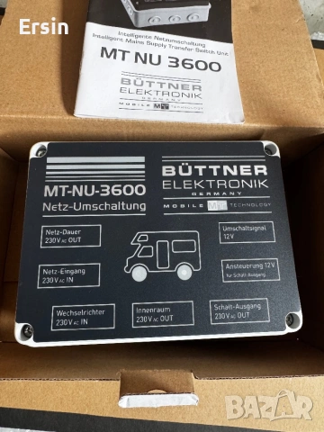 Büttner Elektronik MT NU 3600 външно мрежово превключване , снимка 2 - Друга електроника - 54082895
