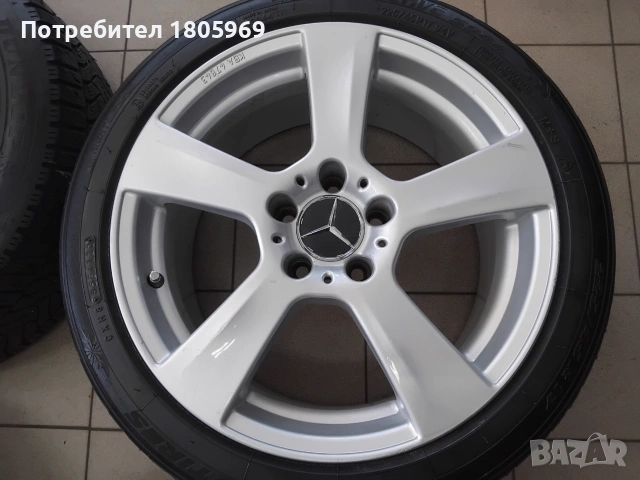 4бр. ал. джанти Mercedes 5x112 , 8x17 , ET35, снимка 2 - Гуми и джанти - 55290657