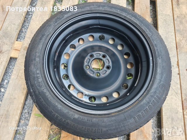 Резервна гума/патерица 17ка 5х108 Ford, Volvo, Jaguar, снимка 2 - Гуми и джанти - 55169247