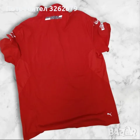 puma scuderia ferrari team оригинална тениска размер xxl, снимка 3 - Тениски - 55570886