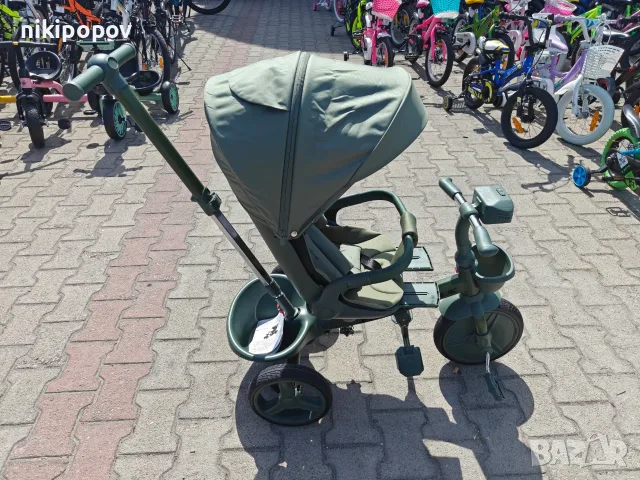 BYOX Детска триколка Fusion LUX зелен, снимка 2 - Детски велосипеди, триколки и коли - 55440249