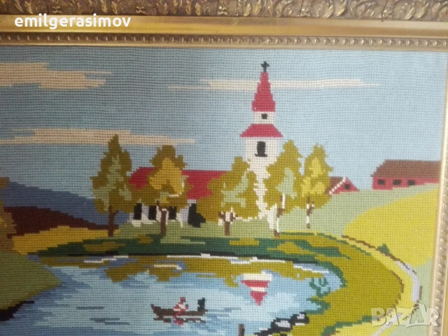 Две маслени картини и красив гоблен., снимка 17 - Картини - 54238495