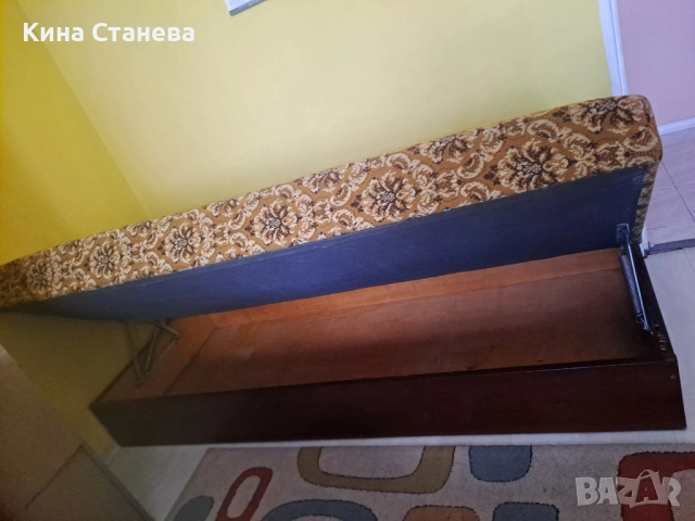 Единично легло с матрак на пружинен механизъм + бонус, снимка 4 - Спални и легла - 54879304
