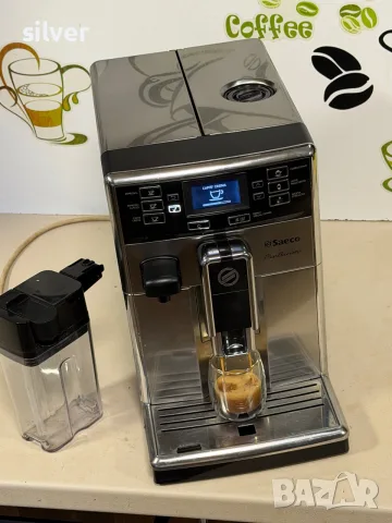 Кафемашина кафе автомат Saeco PicoBarista с гаранция, снимка 8 - Кафемашини - 55506510