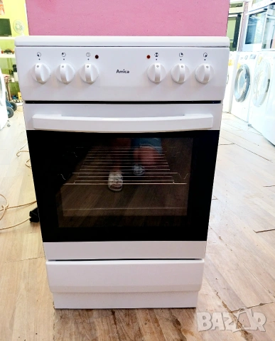 Печка с керамичен плот  AMICA - 50 см, снимка 2 - Печки, фурни - 55135580