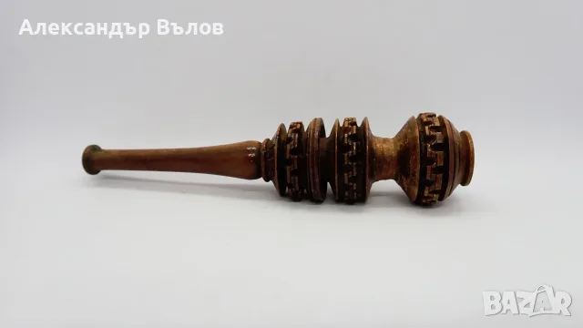 Старо Цигаре Българско Дървено Ръчноправено, снимка 4 - Колекции - 55309894