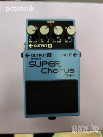 BOSS CH-1 Super Chorus – Легендарен стерео хорус педал