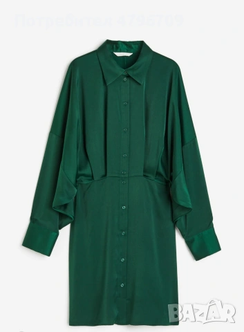 Сатенена рокля, снимка 3 - Рокли - 54192060