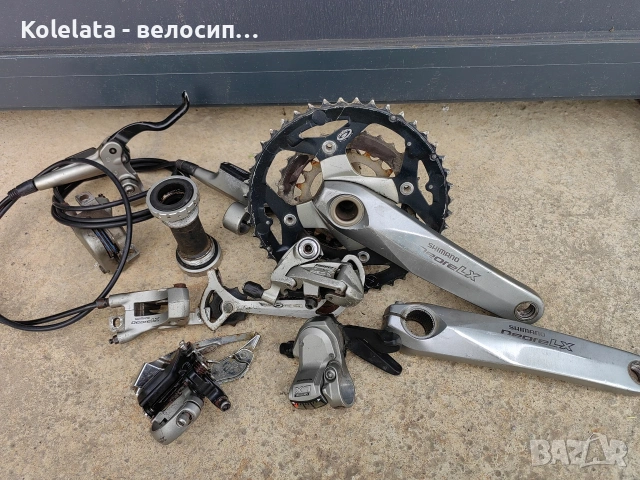 Shimano Deore LX групсет дерайльор спирачки курбели команда