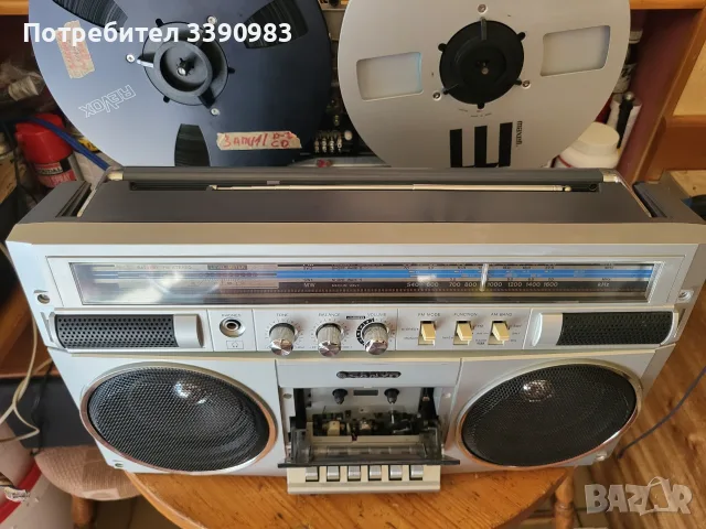Sanyo M9830K радиокасетофон, снимка 8 - Радиокасетофони, транзистори - 55357502