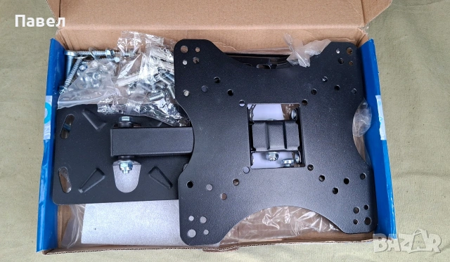 Стойка за Телевизор - Универсална Въртяща / Сгъваема конзола за стенен монтаж, снимка 4 - Стойки, 3D очила, аксесоари - 54106720