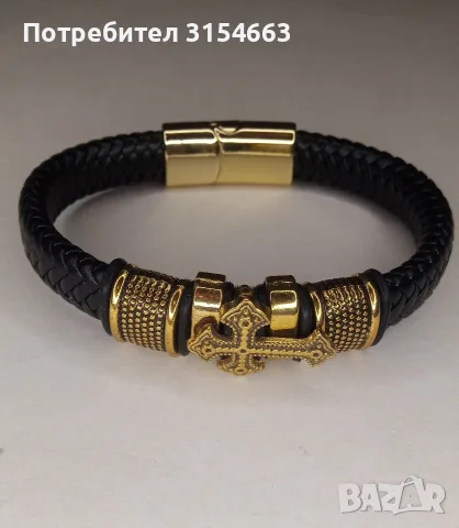 Гривна с кръст. , снимка 2 - Гривни - 55359706