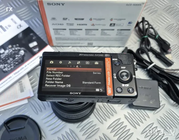 Sony Alpha A5000 (ILCE-5000) тяло, снимка 3 - Фотоапарати - 55681686