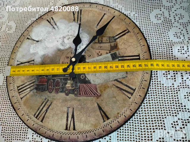 Стенен часовник РЪЧНА декорация, снимка 11 - Стенни часовници - 55240422