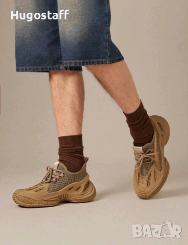 Нови Ултра леки професионални маратонки от военно кафяво зелено дишащи спортни 45/46, снимка 7 - Маратонки - 54230642