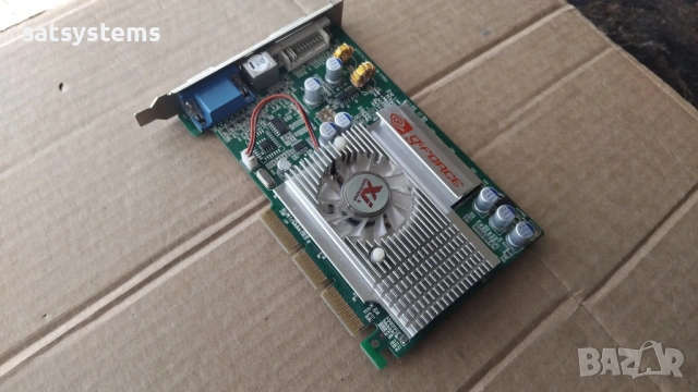 Видео карта NVidia GeForce XpertVision FX5500 256MB DDR 128bit AGP, снимка 4 - Видеокарти - 54401234