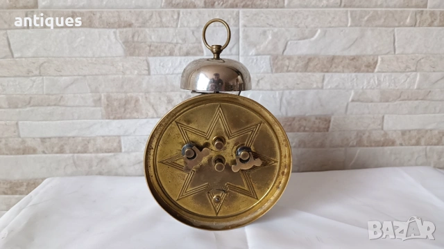 Стар немски часовник / будилник - Junghans- 1930 год., снимка 6 - Антикварни и старинни предмети - 54637602