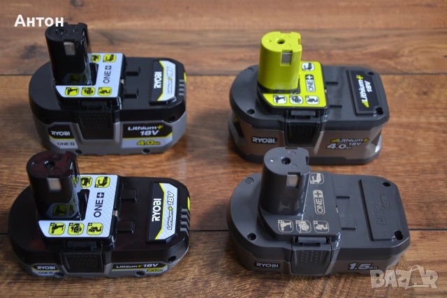Нови оригинални батерии Ryobi 18V