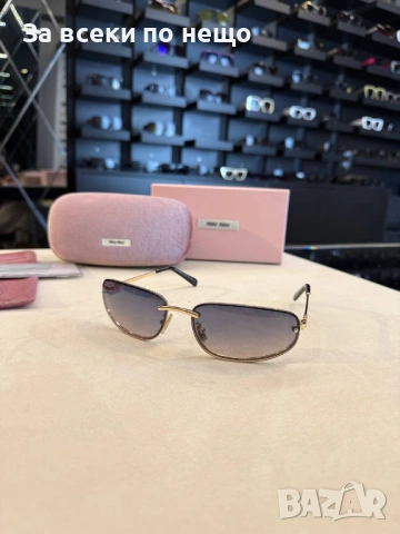 Miu Miu Слънчеви Очила С UV400 Миу Миу С ПОДАРЪК🎁Калъф - Различни Цветове Код SK1434, снимка 6 - Слънчеви и диоптрични очила - 54453659