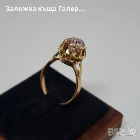 Винтидж златен пръстен – съветско злато, 583 - 5,09 гр, снимка 4 - Пръстени - 54691135