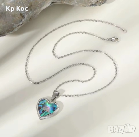 Прекрасни дамски колиета медицинска стомана, снимка 17 - Колиета, медальони, синджири - 55017595