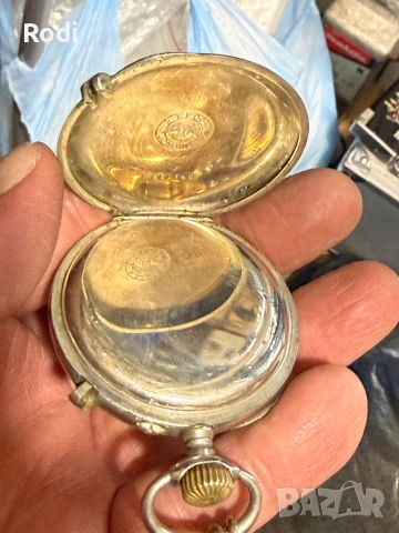 рядък стар жепейски джобен часовник longines, снимка 5 - Антикварни и старинни предмети - 54148329